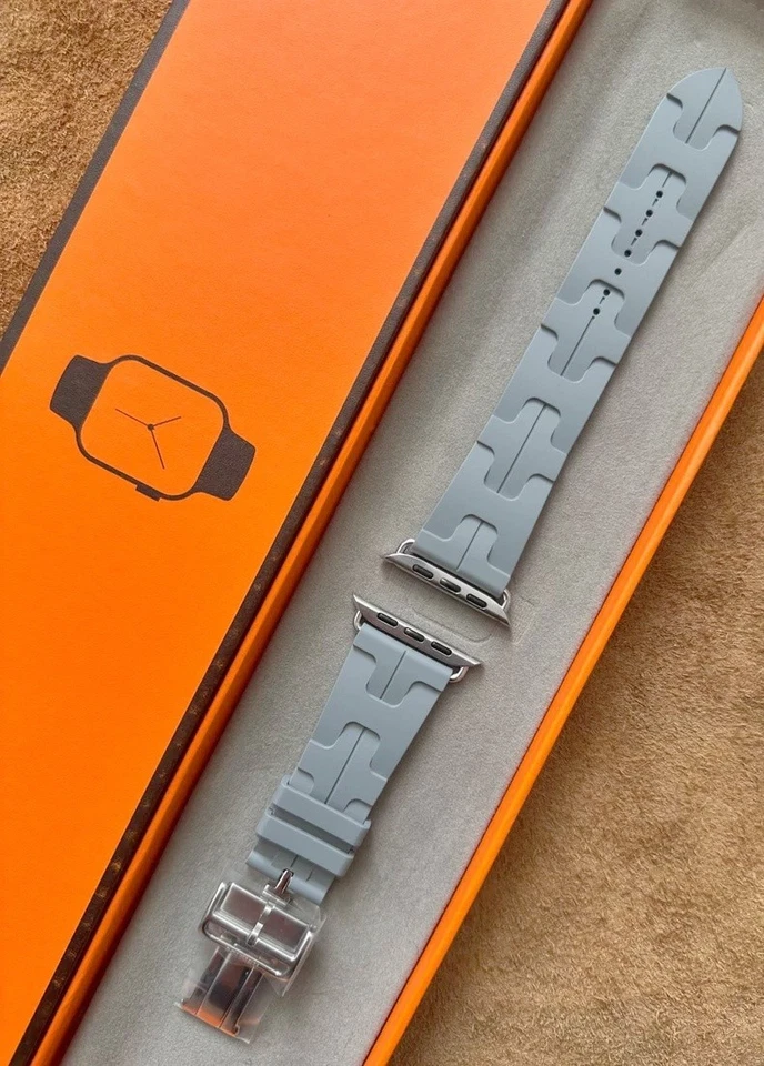 Correa de reloj Kilim 42/44/45/46 mm 49 mm para Apple Watch Hermes Ultra 1/2 S10 9 Foto 4 de 4