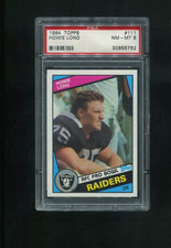 1984 TOPPS HOWIE LONG RC #111 PSA 8