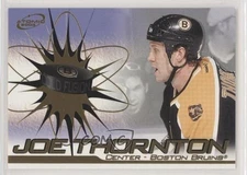 2002-03 Pacific Atomic Cold Fusion Joe Thornton #4 HOF