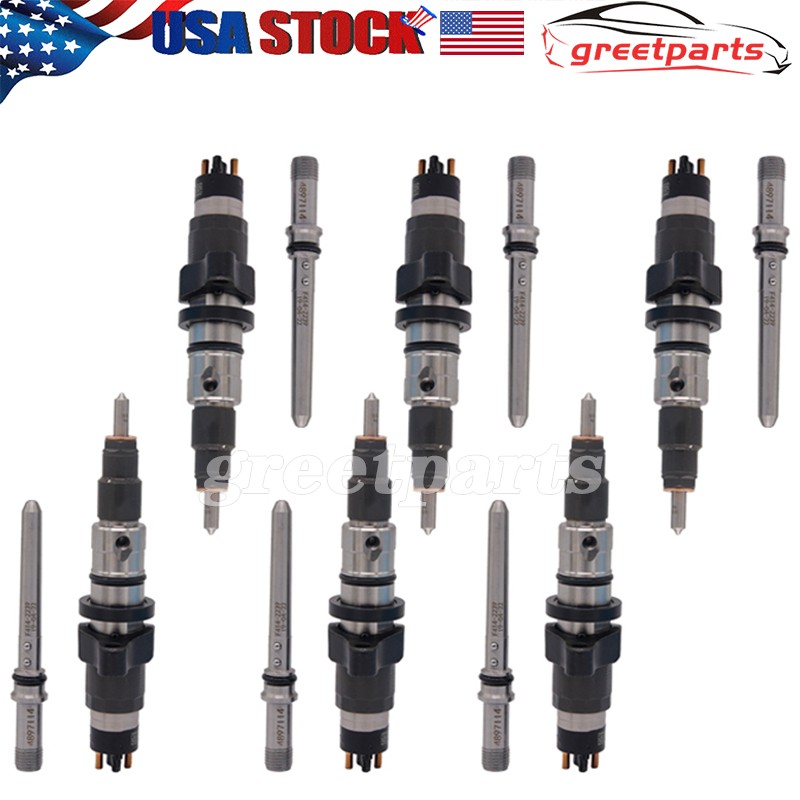 6X Fuel Injector 0445120255 For 2003-2004 Dodge Ram2500 3500 Cummins 5.9L USA thumbnail 6