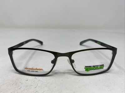 TMNT RAPHAEL RUMBLE GUN 46-16-130 Gunmetal Full Rim Eyeglasses Frame YK48