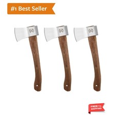 Ergonomic  Durable 3-Pack Throwing Axes - Ideal for Games  Competitions