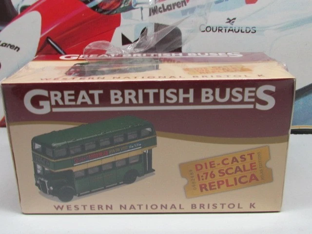 ATLAS - WESTERN NATIONAL BRISTOL K DOUBLE DECKER BUS - 1:76 SCALE - Image 2 of 4