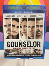 The Counselor Unrated Extended Cut Blu-ray Ridley Scott 2 Disc set no digital