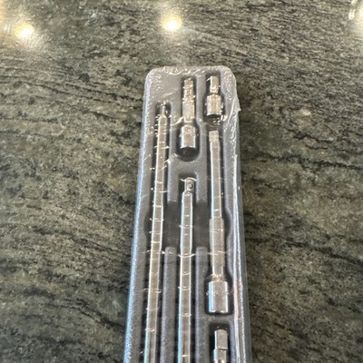 Snap On 106btmx 1/4” drive 6 piece knurled extension set in tray