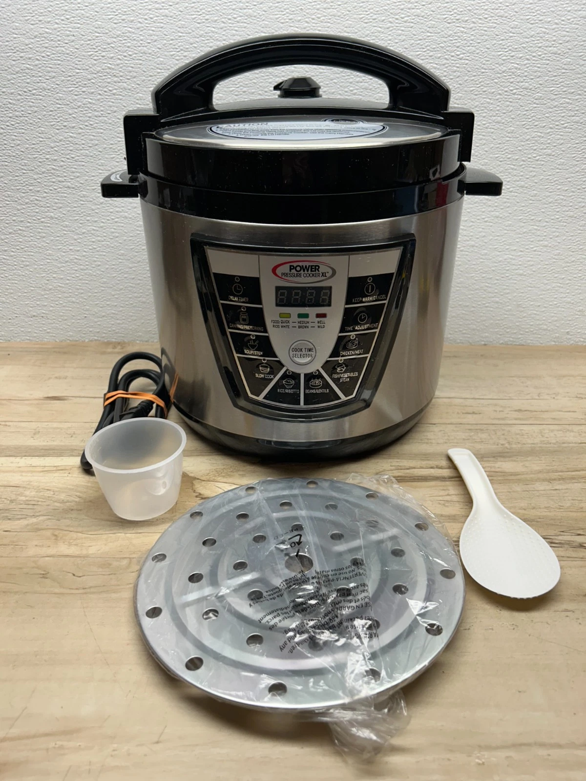 Intertek 6 Qt Electric Power Pressure Cooker Model PPC770 Tested Read