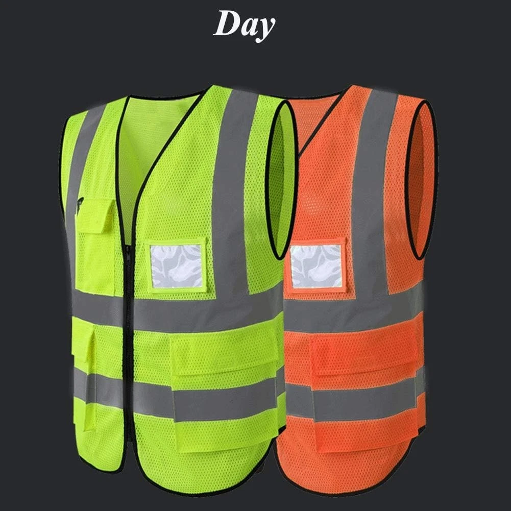 HYCOPROT High Visibility Mesh Safety Reflective Vest with X-Large, Yellow  image 3