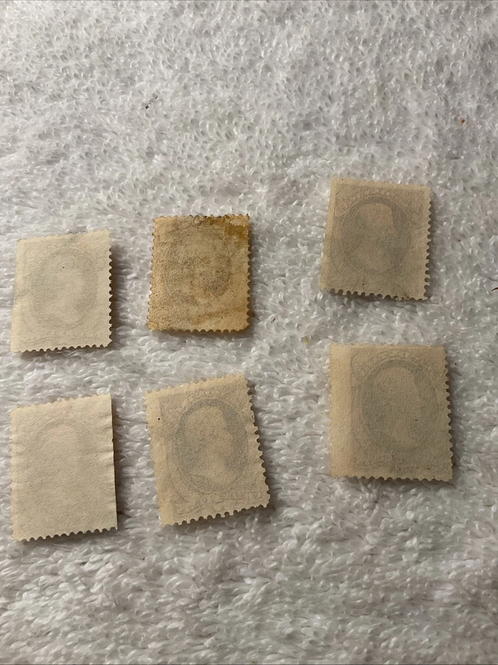 U.S.-(-1870-1873-)-JACKSON-lot of 6-Stamps-USED #11 - Image 4 of 4