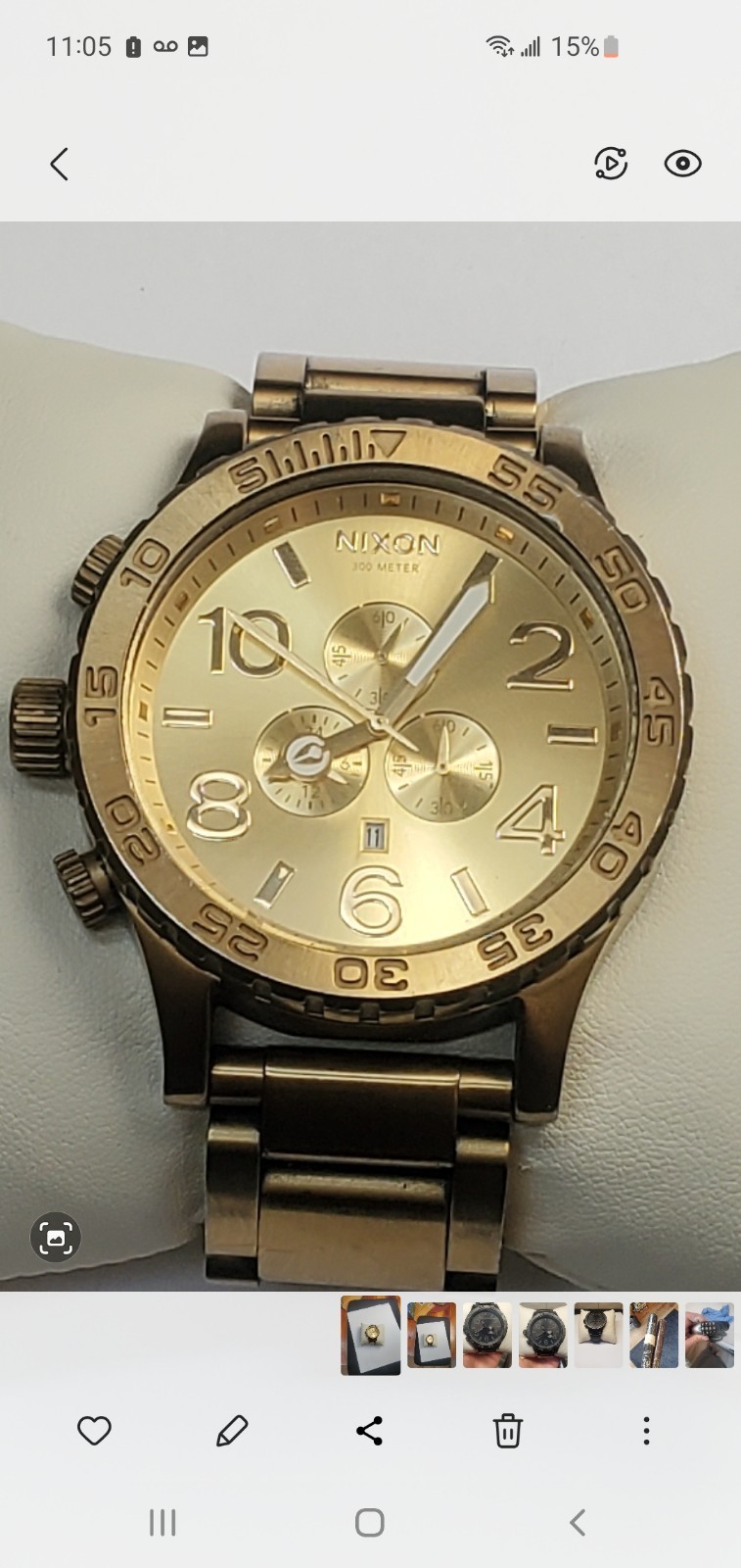 NIXON watch simply the 5130 gold