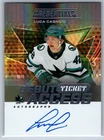 2025-26 Credentials Luca Cagnoni Debut Ticket Access Auto /199 #DTA-LC