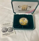 1999 California Sesquicentennial  Silver PROOF Medallion Gold Nugget DIVERSITY