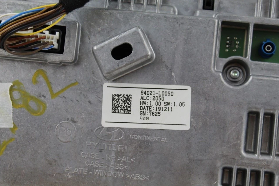 Спидометр кластер построен рынок США 72K MPH 2020-2021 HYUNDAI SONATA OEM #41747 - Изображение 3 из 4