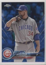 2018 Topps Chrome Blue Refractor /150 Jon Lester #191