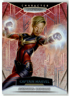 Marvel Infinity Saga Finding Unicorn 2024 No RW-98 Captain Marvel Red Refractor