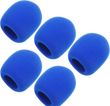 5Pcs Microphone Cover Sponge Foam Mic Cover Handheld Microphone Windscreen Prote