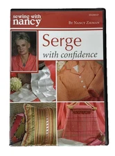 Serge With Confidence Sewing With Nancy DVD  Series Nancy Zieman Used #9