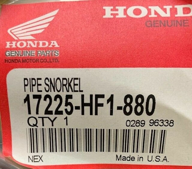 SE ADAPTA A TUBO DE SNORKEL HONDA FOURTRAX 200 1991-1997 17225-HF1-880 - NUEVO OEM Foto 4 de 4
