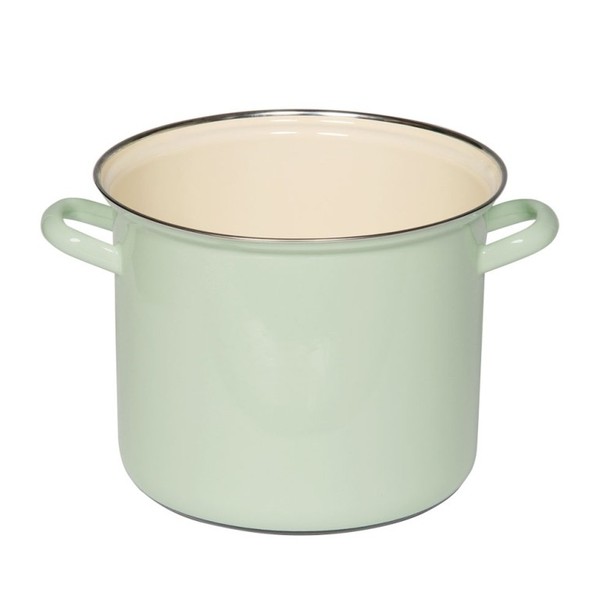 Riess Classic Pastell Topf Mit Chromrand 22Cm, 6 Liter NilgrüN-image