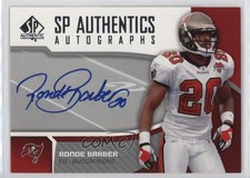 2006 SP Authentic SP Authentics Auto Ronde Barber #SP-RB Auto 06mc