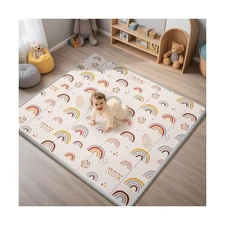 Foldable Baby Play Mat, PIGLOG 50x50 Playpen Mat, Safe Foam Playmat... Fast Ship