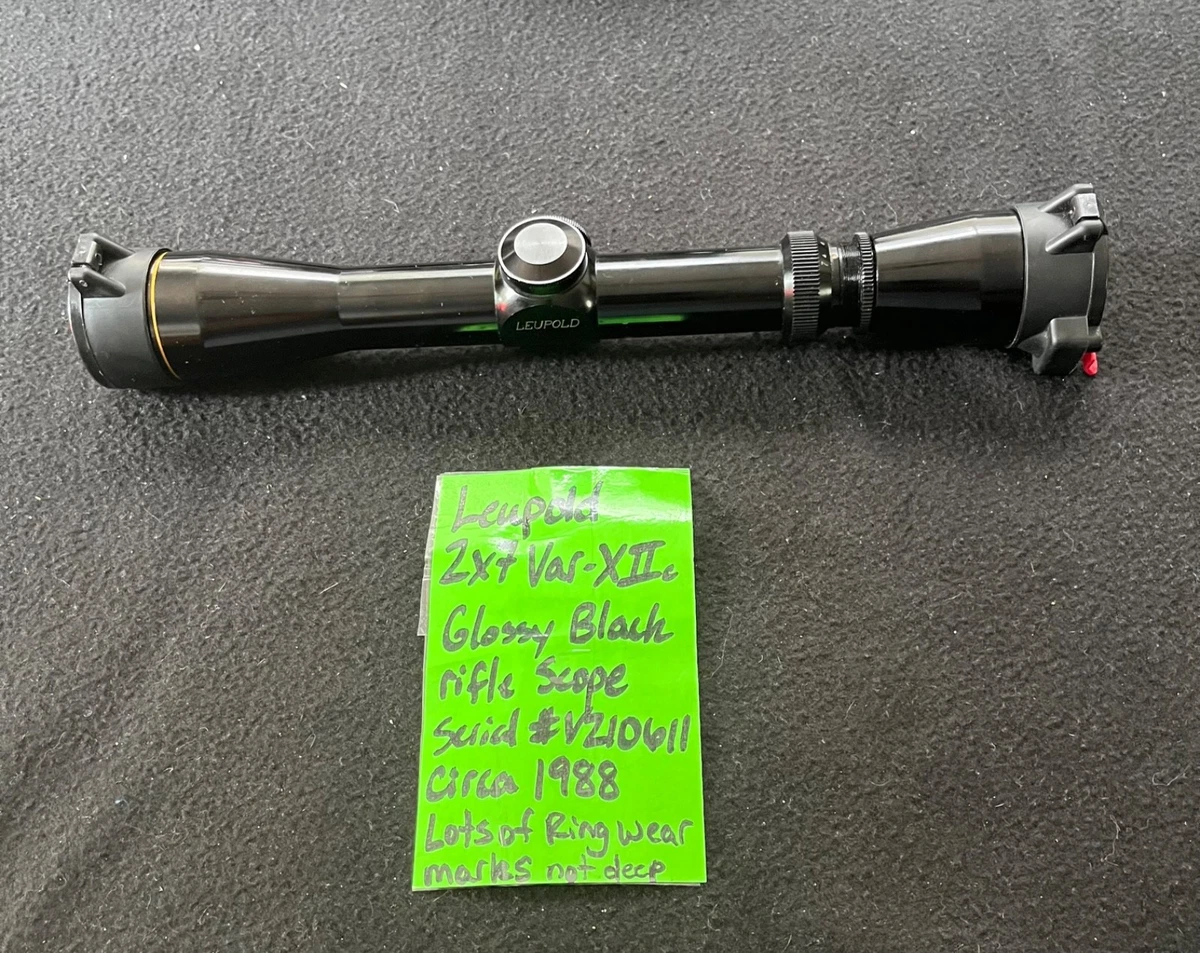 LEUPOLD ブラック スコープ Leupold Black Hunting Rifle Scopes 7x Maximum Magnification for