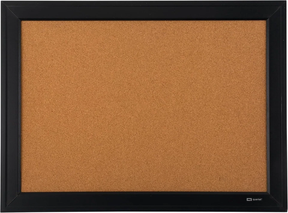 Stylish 17x23 Cork Board with Black Frame - Perfect for Vision Boards & Messages - Image 3 of 4