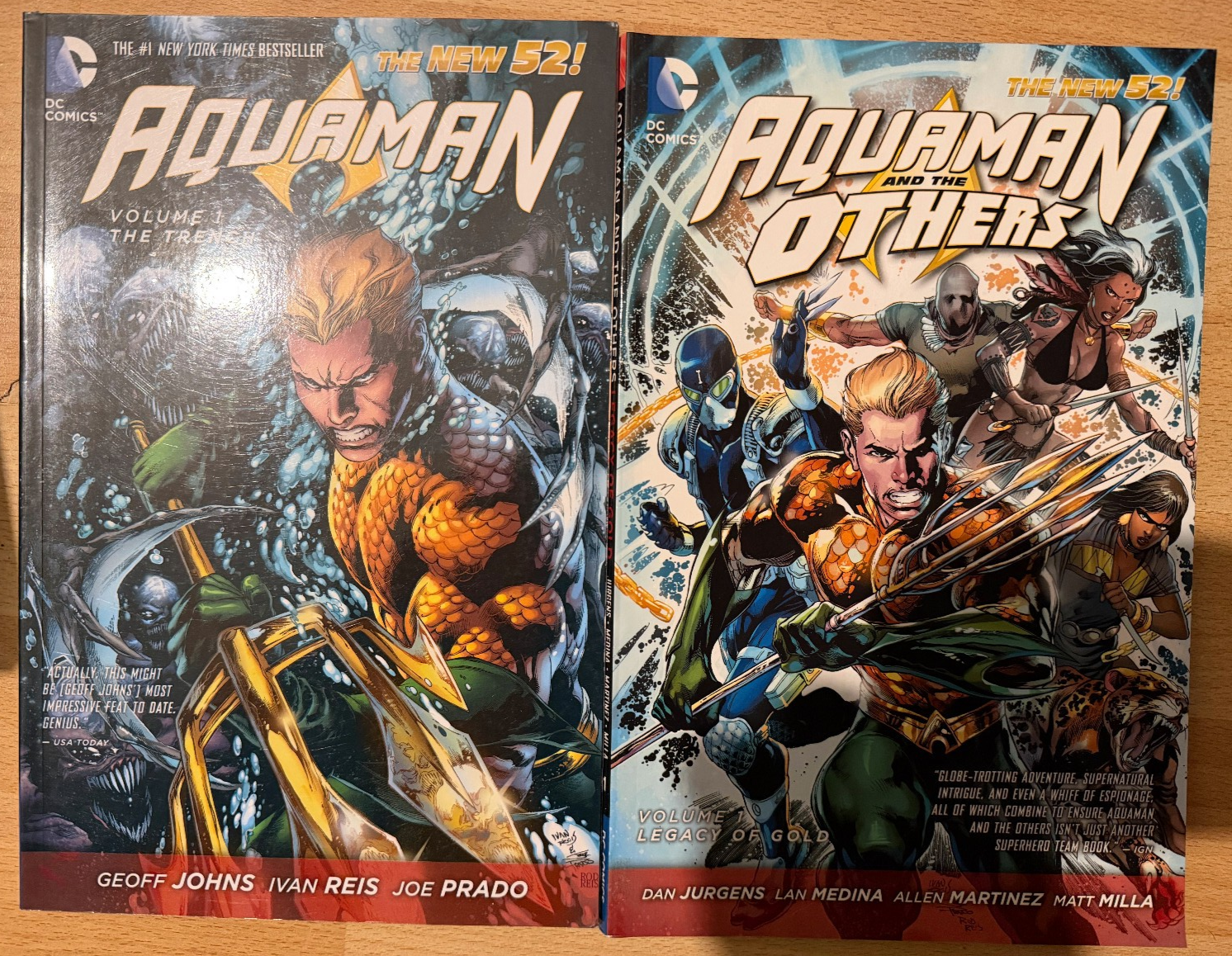 Aquaman Bundle Paperback TPB Graphic Novel DC Comics New 52 Johns Jurgens
