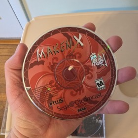 Maken X (Sega Dreamcast) Disc + Back Insert Tested | No Manual