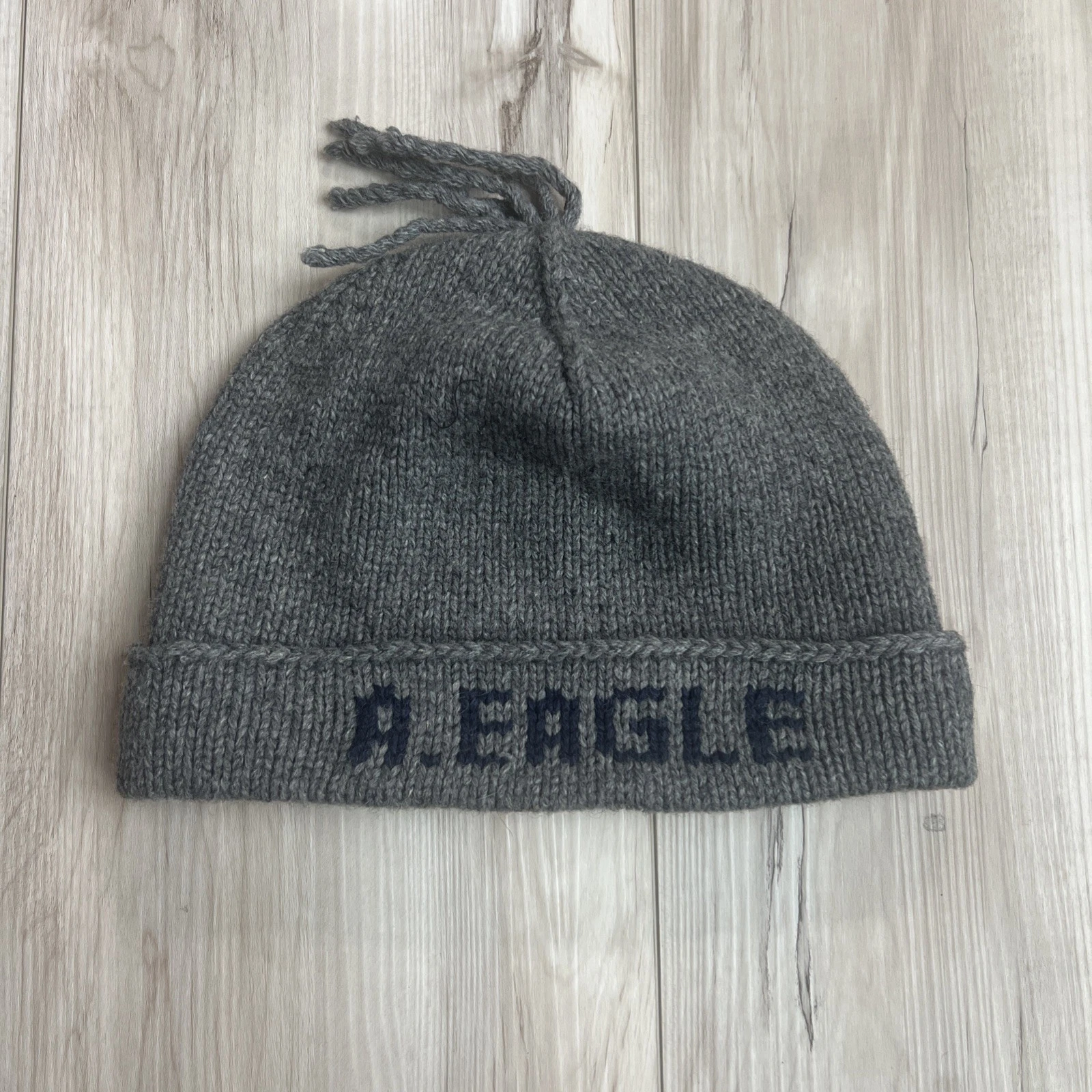 American Eagle Outfitters Beanie Gray One Size Snowboarding Ski Hat A.Eagle