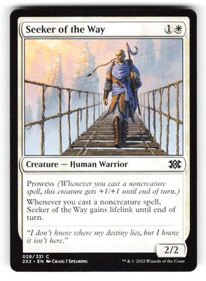 Seeker of the Way #28 (NM) (Non-Foil) (C) (2X2) Magic MTG