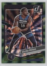 2023-24 Panini Donruss Holo Green Laser Shake Milton #150 g6p