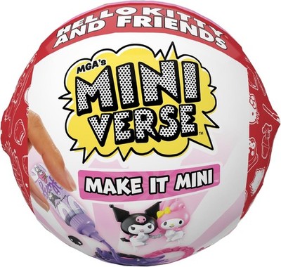 MGA's Miniverse Make It Mini Hello Kitty and Friends Series 2 - Includes 1 Set,