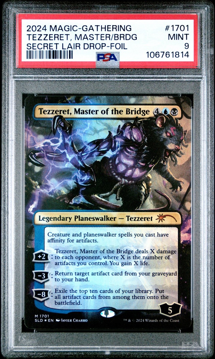2024 MTG SECRET LAIR DROP FOIL #1701 TEZZERET, MASTER OF THE