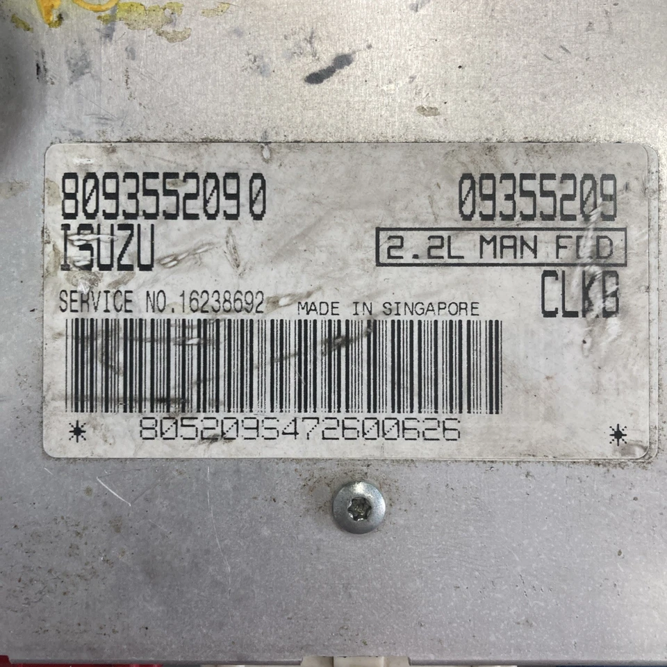 1998 - 2000 年五十铃 Amigo ECU/ECM 16238692 — 第 2/4 张图片