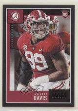 2020 Score Rookies Black Raekwon Davis #344 0a3