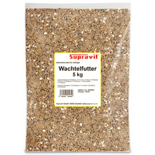 Supravit Wachtelfutter 5kg | Vollwertige Körnermischung für Wachteln