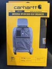  Universal Gravel Universal Nylon Duck Canvas Automotive Seat Back Organizer