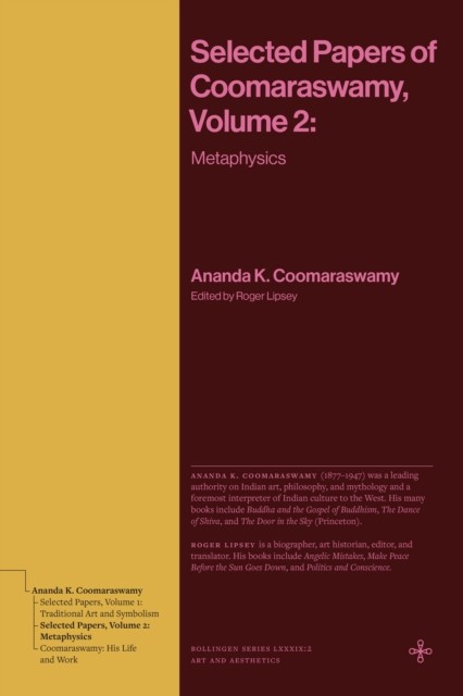 Selected Papers Of Coomaraswamy Volume2
