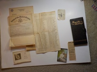 8 WW2 Papers Reconnaissance Car Commander Combat Sicily North Africa Photos WWII