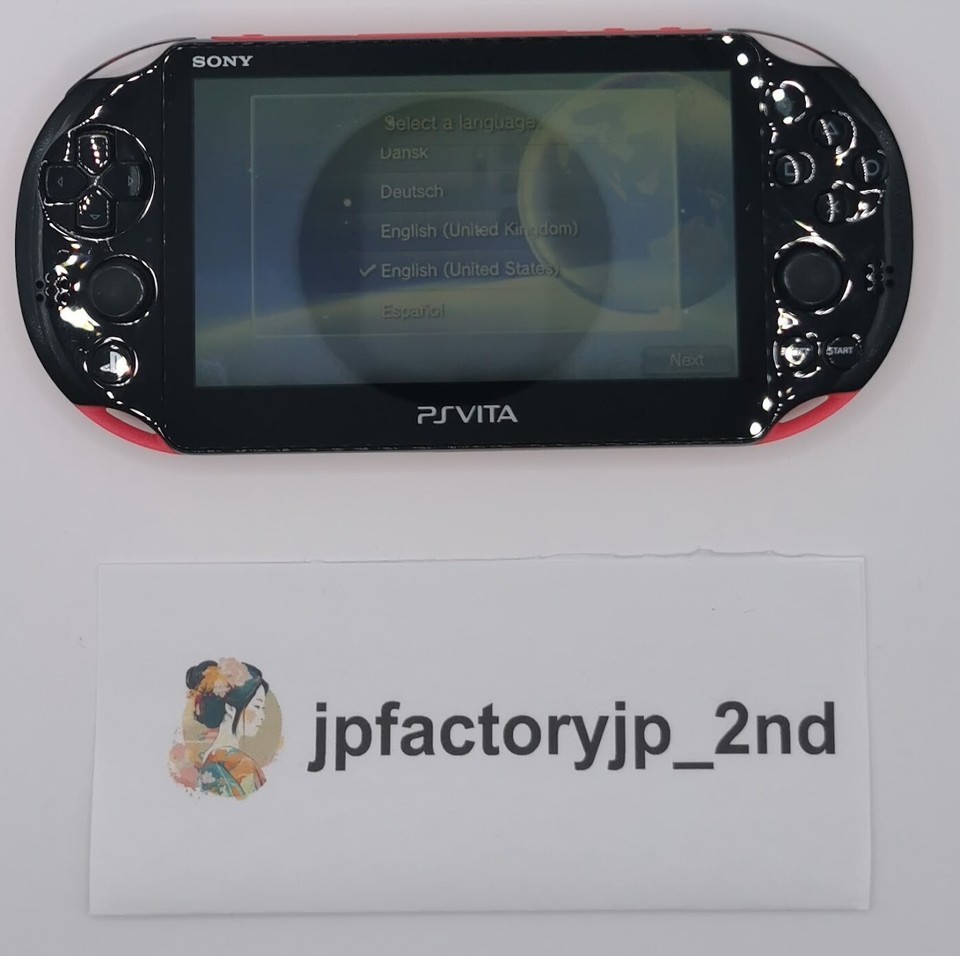 SONY PS Vita PCH-2000 Playstation Console Only Chargers Various Colors ...