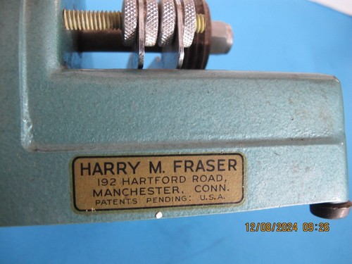 Fraser Bliss Strip Slitter Cutting Machine Complete w/Guide Rails-Rare - Picture 5 of 7