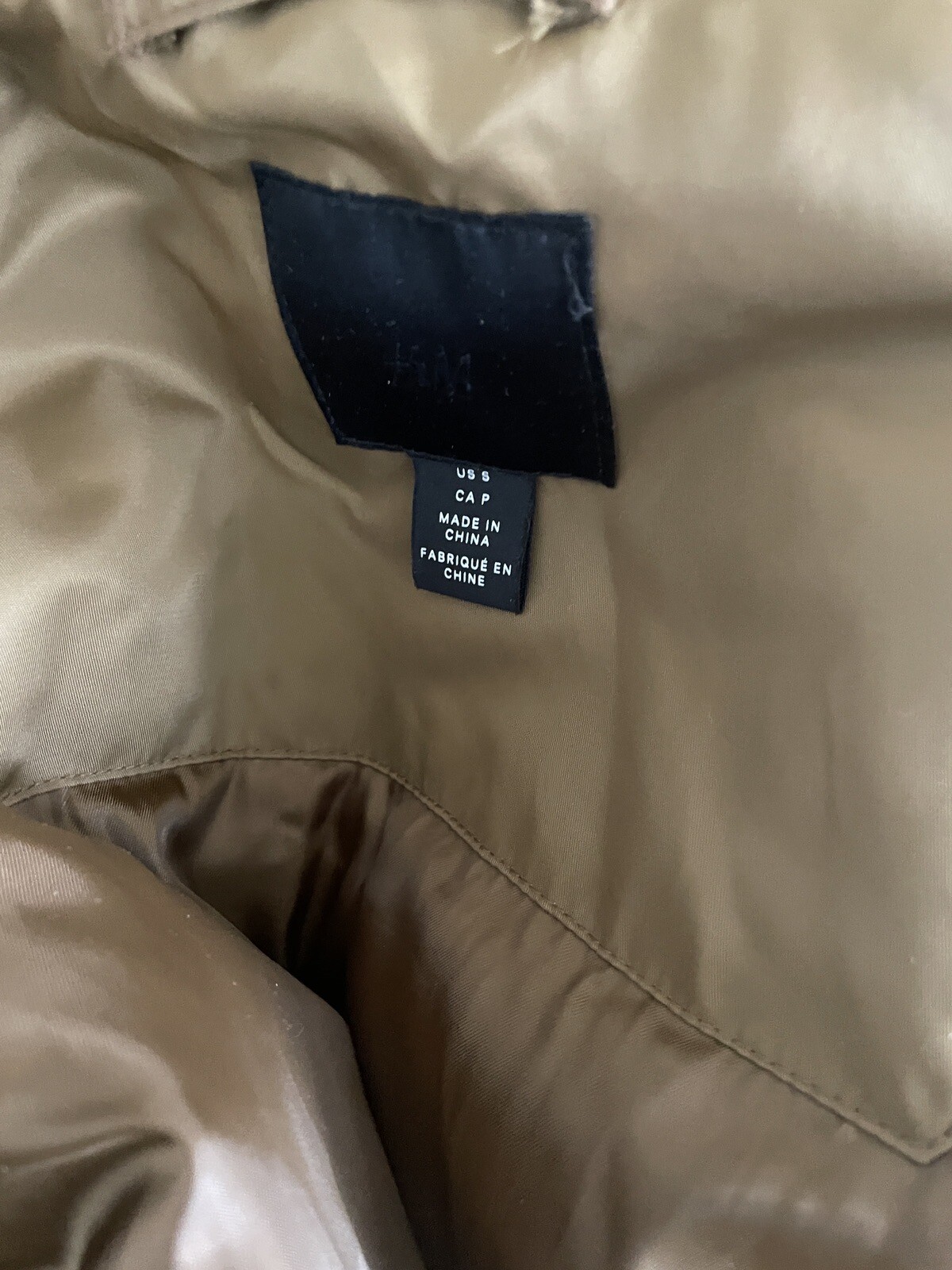 Gold Bomber Jacket - Small - image 4