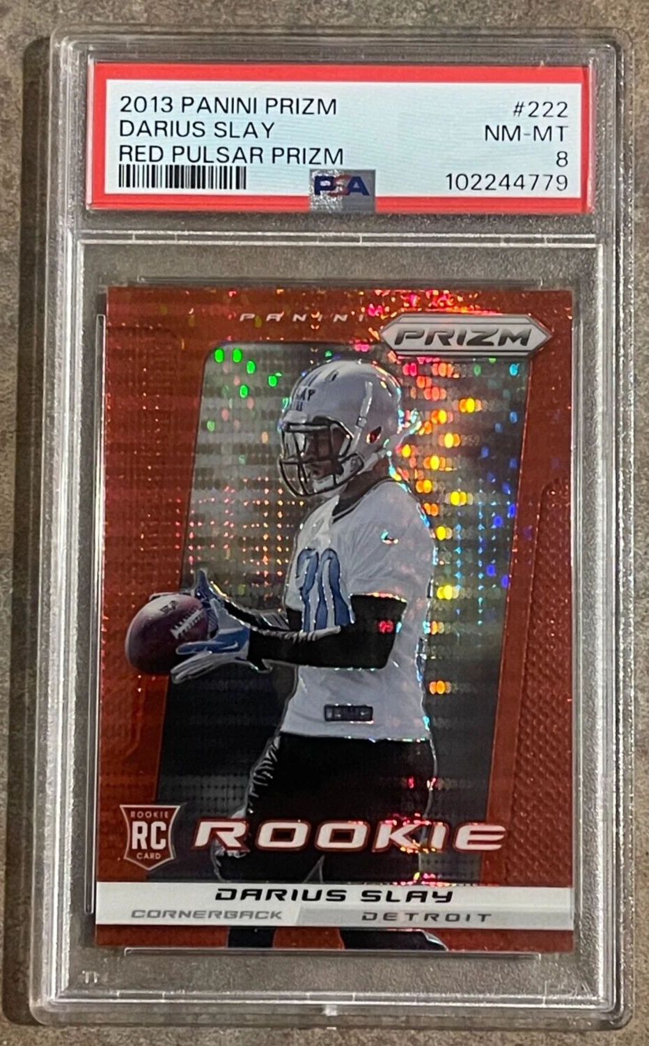 Darius Slay Panini Prizm #222 Red Pulsar