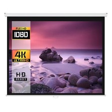 Proht 84" Manual Projection Screen 05350 169 Aspect Ratio Pull Down Projector
