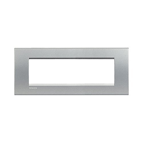 BTICINO LIVINGLIGHT placca quadra 7 moduli tech LNA4807TE