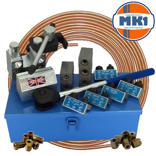Brake Pipe Line Flaring Tool Kit British Made Classic Car Restoration 3