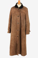 Classic Pocket Womens Coat Cool Winter Essentials Vintage Maroon Size Xxl -oc003