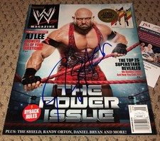RYBACK SIGNED WWE MAGAZINE WRESTLING AUTOGRAPH AUTO WWF AUTO FEED ME MORE