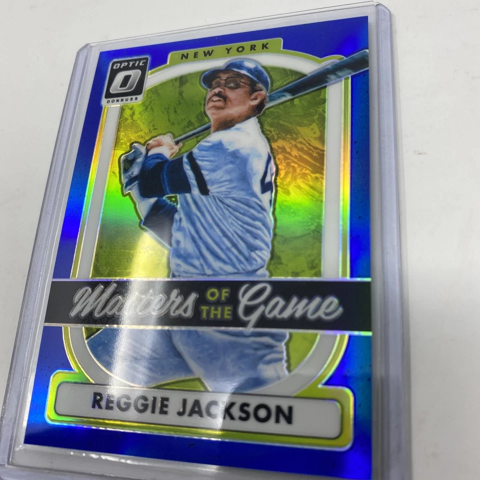 2017 Panini Donruss Optic Masters of the Game Prizm 27/149 Reggie Jackson #MG9 - Image 4 of 4