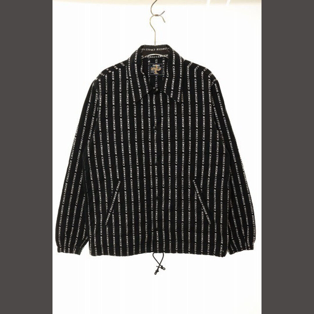 Challenger LOGO COACH JACKET BLACK M CLG-JK 015-019 STRIPE Challenger LOGO COACH JACKET BLACK M CLG-JK 015-019 STRIPE